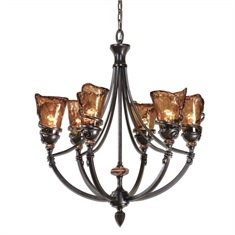Vitalia 6Lt Oil Rubbed Bronze Chandelier