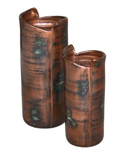 Wrapped Vases Set of 2