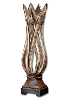 Zara Silver Leaf Decorative Vase