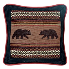 Bayfield Square Bear Pillow