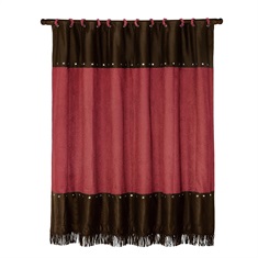 Cheyenne Red Faux Tooled Leather
Shower Curtain