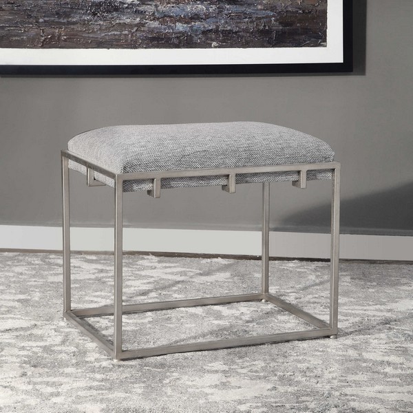 Edie Silver Small Bench