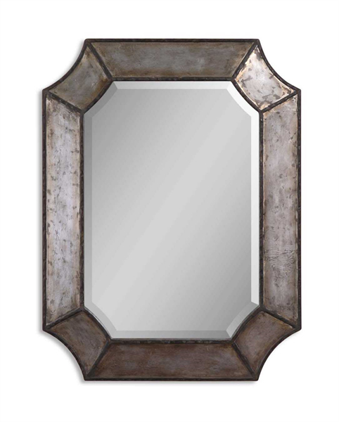 Elliot Distressed Aluminum Mirror