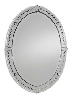 Graziano Frameless Oval Mirror