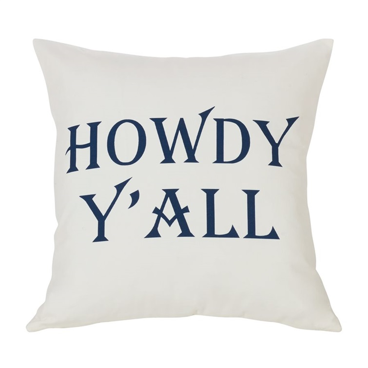 Howdy Y'all pillow