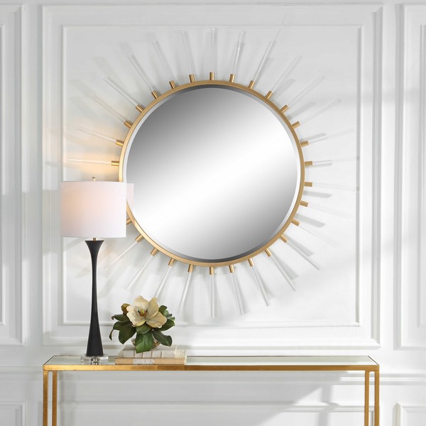 Oracle Round Starburst Mirror
