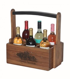 Personalized Six Bottle Caddy