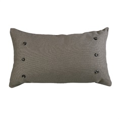 Piedmont Large Taupe Gray Pillow