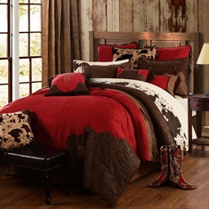 Red Rodeo Comforter Set