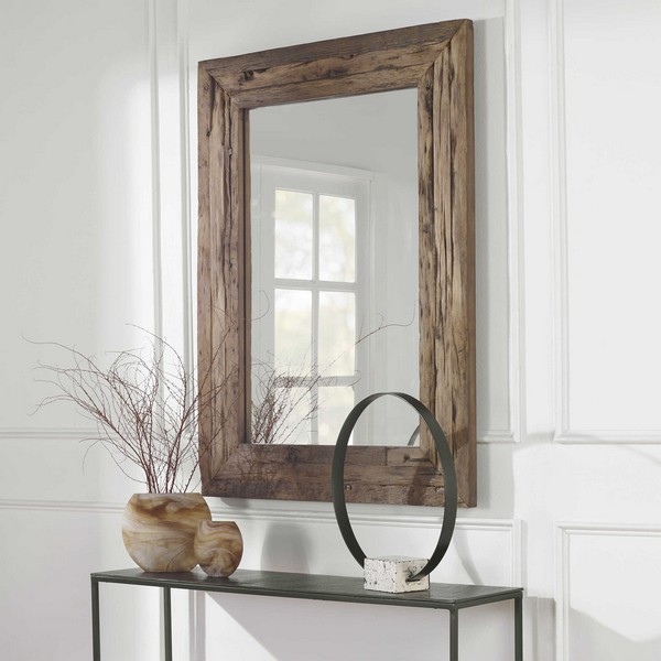 Rennick Rustic Wood Mirror