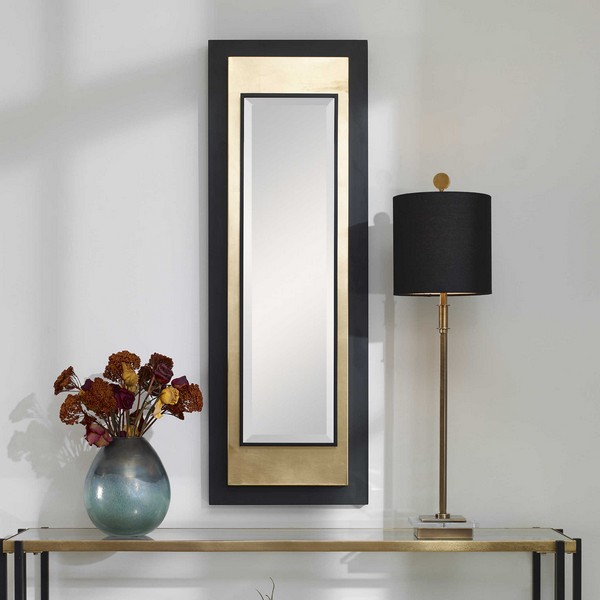 Roston Black & Gold Mirror
