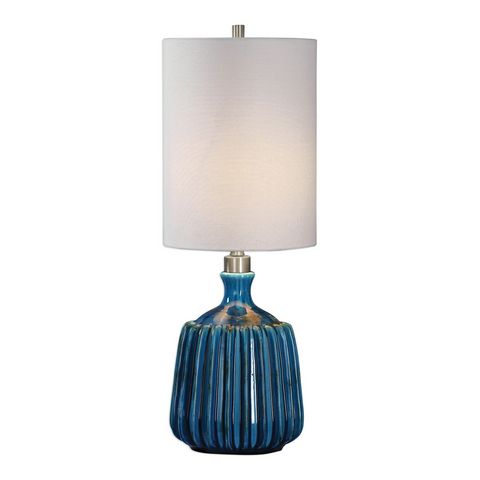 Uttermost Amaris Blue Ceramic Lamp