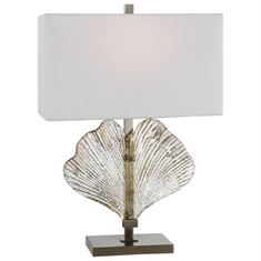 Uttermost Anara Glass Leaf Table Lamp