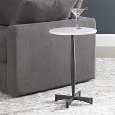 Counteract White Accent Table