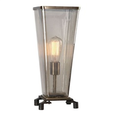 Uttermost Emidio Glass Hurricane Lamp