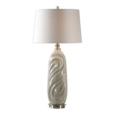 Uttermost Griseo Sage Gray Table Lamp