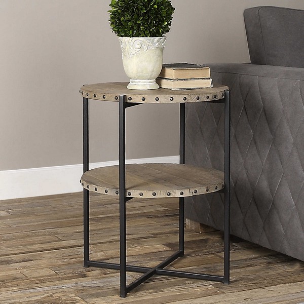 Kamau Round Accent Table