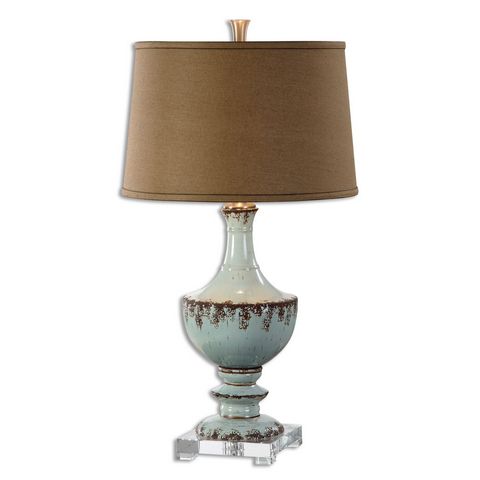 Uttermost Molara Aged Blue Table Lamp