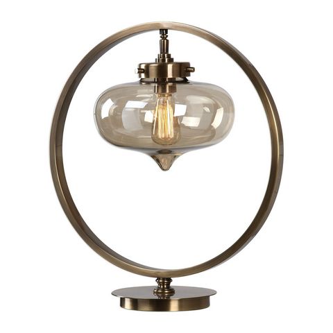 Uttermost Namura Antiqued Brass Accent Lamp