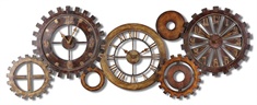 Uttermost Spare Parts Wall Clock