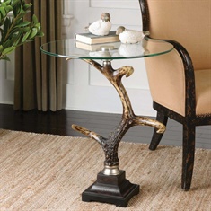 Stag Horn Side Table