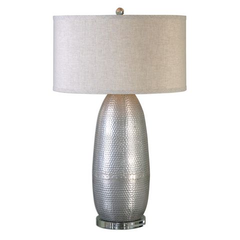 Tartaro Industrial Silver Table Lamp