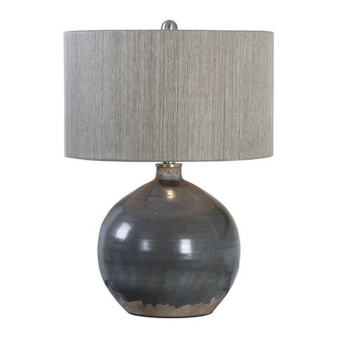 Uttermost Vardenis Gray Ceramic Lamp