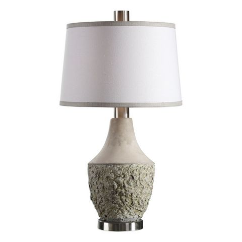 Uttermost Veteris Concrete Design Lamp