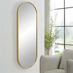 Varina Tall Gold Mirror