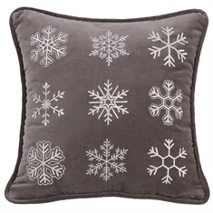 Whistler Snowflake Pillow